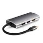 موزع USB لافينتو 5 في 1، فضي - US016