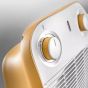 Delonghi Electric Fan Heater, 2000 Watts, Yellow and White - HFS50B20YE
