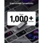 باور بانك سلكي انكر باور كور 24K مع كابل USB فئة C، سعة 24000 مللي امبير، بقوة 140 وات، 3 منفذ USB، اسود - 737