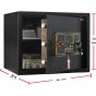 Safety Tech Digital Safe, Black - ‎303BLT