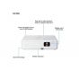 Epson 3LCD WXGA Projector, 1280x800, White- CO-W01