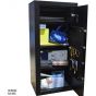 Safety Tech Biometric Fingerprint Safe Box, Black - GN 100 FSA