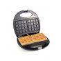 Sonashi Waffle Maker, 1 Plate, 750 Watt, Black - SWM-873