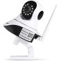 Floureon Wireless Indoor and Outdoor Security Camera, 720P- White
