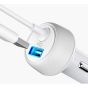 Anker PowerDrive 2 Elite Car Charger, 2 Ports, 24W, White - A2214H21