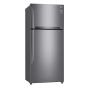 LG Top Freezer Refrigerator with Inverter Motor, No Frost, 506 Liters, Silver - GN-H722HLHL