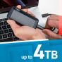 Crucial X8 2TB Portable SSD - Up to 1050MB/s - USB 3.2 External Solid State Drive - CT2000X8SSD9