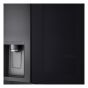 LG No Frost Refrigerator with Inverter Motor, 635 Liters, Black - GC-X257CQHS