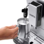 De'Longhi Eletta Cappuccino Espresso Machine, 2L, 1450W, Black and Silver - ECAM44.620.S