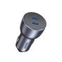 UGREEN Car Charger, 40W, 2 USB-C Ports, Space Grey - 70594 CD213