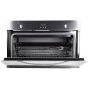 Meneghetti Built In Gas Oven, with Grill, 90 CM, 91 Liters, Grey - OMGG D95 C XL T LI