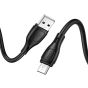 كابل مايكرو USB هوكو، 1 متر، اسود - X61