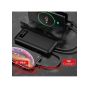 Earldom Wired Power Bank, 10000 mAh, 3 USB Ports, Black - ET-PB41