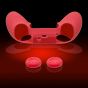 Echzove Silicone Cover For Series X-S Controller With Analog Caps - Red