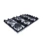 Purity Gas Built-in Hob, 90cm, 6 Burners, Silver - HPT903S