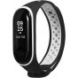 Sport Silicone Bracelet for Xiaomi Mi band 4 smart watch black white Color