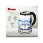 HOHO Electric Glass Kettle, 1.8 Liters, 1500 Watt, Transparent - hoho-8820