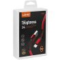 Ldnio LS63 Mobile Phone Cables 2.4A Fast Charging Type-C USB Cable 1M - Red