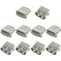 Arduino USB Connector on PCB A Type Female Jack (10 Pieces)