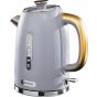 Daewoo Astoria Electric Kettle, 1.7 Liter, 3 KW, Grey - SDA1817