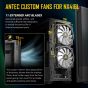 Antec ARGB Gaming Mid Tower Case, White - NX416
