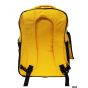 Gharibo Bags School Backpack With Pencil Case for Kids, Colored Pattern - Black and Yellow