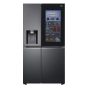 LG No Frost Refrigerator with Inverter Motor, 635 Liters, Black - GC-X257CQHS