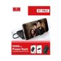 Earldom Wired Power Bank, 10000 mAh, 3 USB Ports, Black - ET-PB41