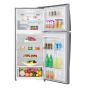 LG No Frost Refrigerator with Smart Inverter Compressor, 592 Liters, Silver - GR-F822HLHM