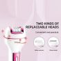 VGR Hair Remover, Wet and Dry, White and Pink - V-732