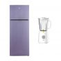 Beko No-Frost Top Freezer Refrigerator, 408 Liters, Inverter, Gray - RDNE448M20X, with Blender, 1.5 Liters, 600 Watt - TBN 62608 W
