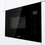 Gorenje Built-in Microwave Oven with Grill, 25 Liters, Black - BM251SG2BG