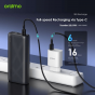 Oraimo Power Bank, 20000mAh, 3 Ports, Black - OPB-7204Q