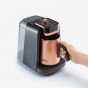 Arzum OKKA Rich Pro Plus Turkish Coffee Maker, 1.3 Liters, 700 Watt - Black and Copper
