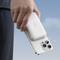 Joyroom Magnetic Power Bank, 10000mAh, White - JR-W020