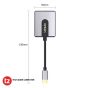 محول USB-C إلى HDMI اونتين، 4K UHD، رمادي - OTN-9587S