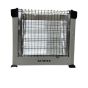 Kumtel Electric Heater, 4 Candles, 2200 Watts, Silver and Black - KH-2760
