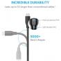 Anker Micro USB Charging and Data Transfer Cable, 3ft, Black - A8132H12