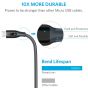 Anker PowerLine+ Micro USB Cable, 3ft, Grey - A8142HA1