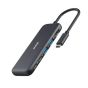 موزع USB فئة C انكر 332، خمسة في واحد، اسود - A8355H11
