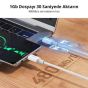 كابل USB-C يوجرين، 1 م - ابيض
