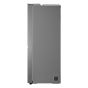 LG No Frost Refrigerator with Inverter Motor, 655 Liters, Silver - GC-B257SLWL