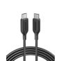 Anker Type-C to Type-C  Charging Cable, 6ft, Black - A8856H11-BK