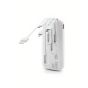 Vidvie Wired Power Bank, 4 Ports, 10000 mAh, 5V, White - PB758