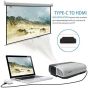 موزع USB محول USB-C الي USB، USB-C، HDMI انثي - متعدد الالوان