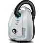 مكنسة كهربائية كانستر بوش سيريس 4، تقنية ProHygienic، بكيس بقوة 2200 وات، ابيض - BGL38WHYG