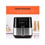 Nutricook Digital Air Fryer 2, 5.5 Liters, 1700 Watt, Silver - NCAF205K 