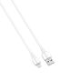 LDNIO USB-A to Lightning Charging Cable, 2 Meters, 2.1A, White - LS542