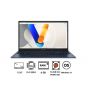 ASUS Vivobook 15 Thin and Light Laptop, Intel Core I5-1335U, 8GB RAM, 512GB SSD, Intel UHD Graphics, 15.6 Inch FHD Display, DOS, Quiet Blue - X1504VA-NJ005