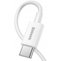 Baseus Type-C to Lightning Cable, 2 Meter, White - CATLYS-C02